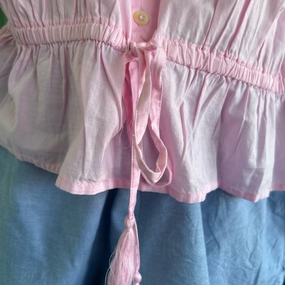 Women's Simply Southern Smocked Blouse in carnation Pink NWT SZ XL, and L - Picture 7 of 12